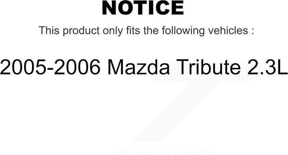 TRANSIT AUTO BRAKE KIT: MAZDA TRIBUTE 2.3L