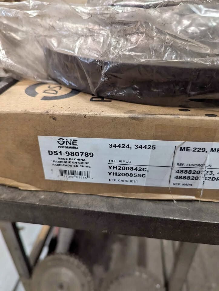 DS ONE Performance Brake Rotors Set Mercedes C250 C300 C350 PN 980789