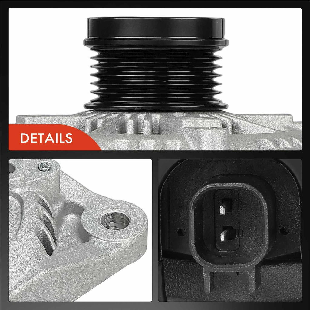 Alternator 220A 12V Clockwise 6-Groove Pulley A-Premium APALT1167