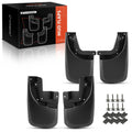 4 Pcs Front & Rear Mud Flaps Splash Guards with Fender Flares for Toyota Tacoma