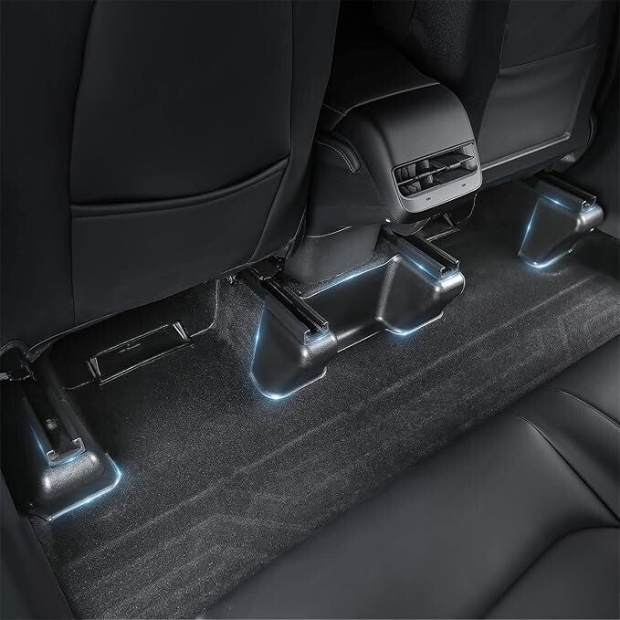 Tesla Model Y Seat Rail Cover Protectors 2021 2023 Under Seat Anti Kick 7PC