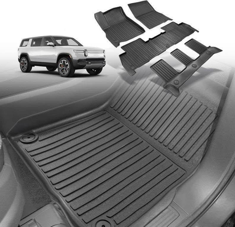 BESTEVMOD RIVIAN R1S ALL WEATHER FLOOR MATS