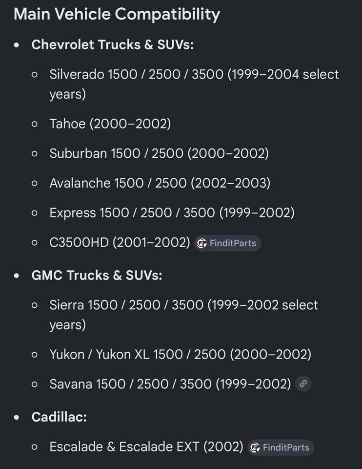 AC compressor GM 99-04