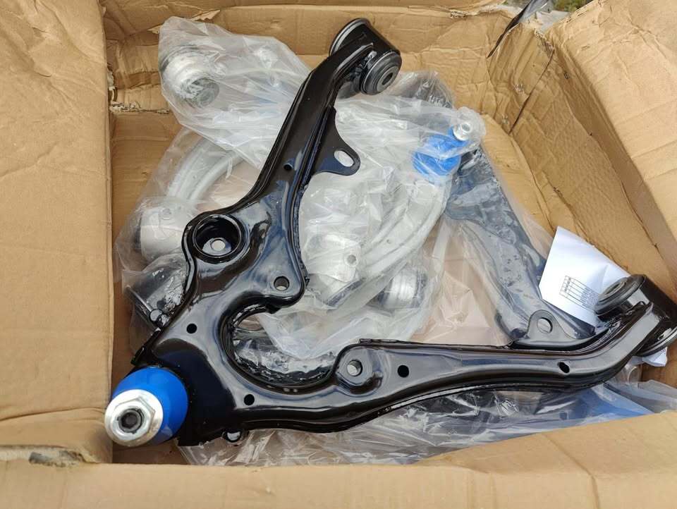 Set of 4, Front Upper Lower Control Arm Kit with Ball Joint & Bushing Compatible