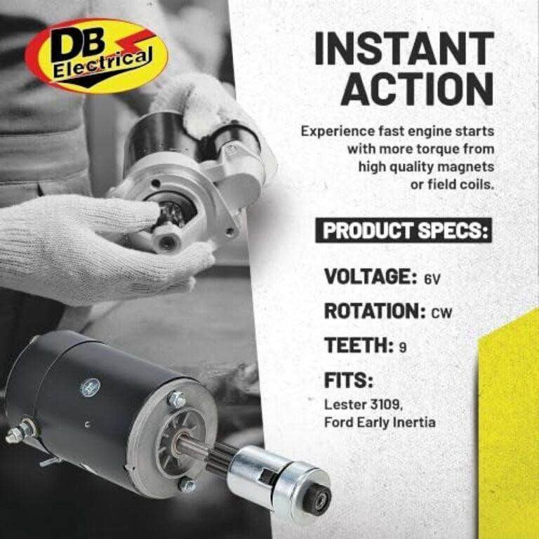 DB ELECTRICAL SFD0145 FORD TRACTOR STARTER