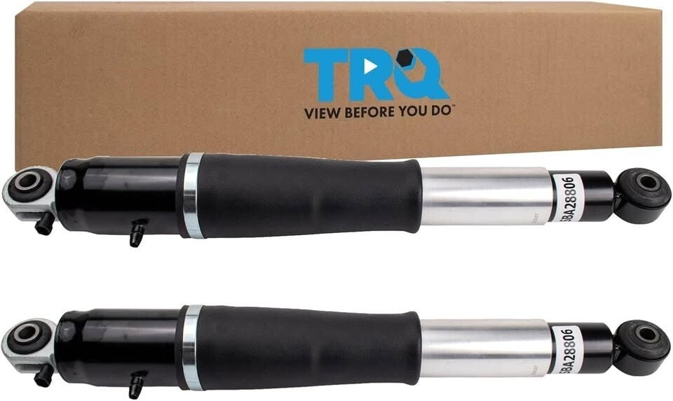 TRQ Rear Shock Absorbers Fits 2007 2014 Escalade Chevrolet Tahoe GMC Yukon