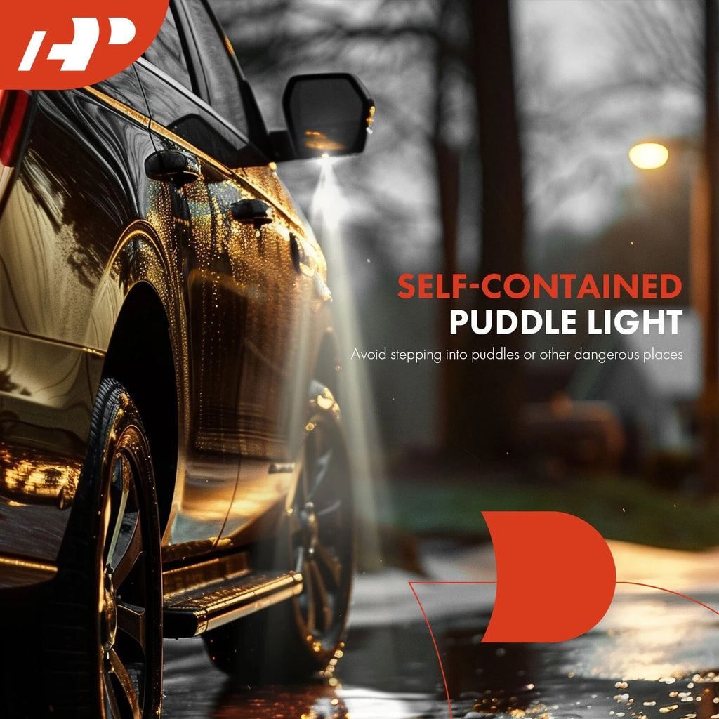 Right Passenger Side Mirror Powered with Heated Textured Black A-Premium