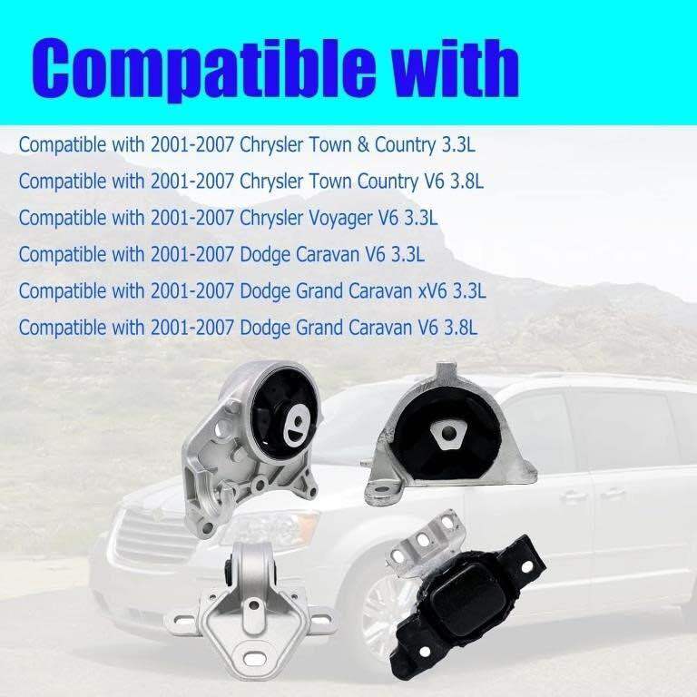 MOTOR MOUNT KIT FOR 2001-07 CHRY/DODGE