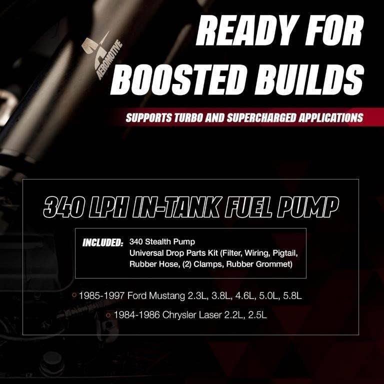 AEROMOTIVE 11540 340 SERIES STEALTH E85 PUMP Mustang