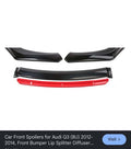 Car Front Spoilers for Audi Q3 (8U) 2012-2014 Front Bumper Lip Splitter Diffuser