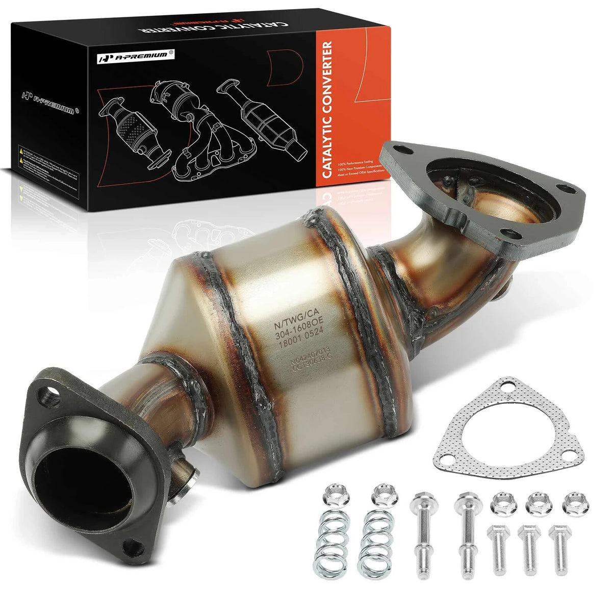 1-PC Catalytic Converter Front Left Driver Side Fit Federal Emissions APCCT620