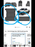 19-25 Dodge Ram 1500 Cargo Mat classic