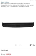 Mini Cooper sunroof shade