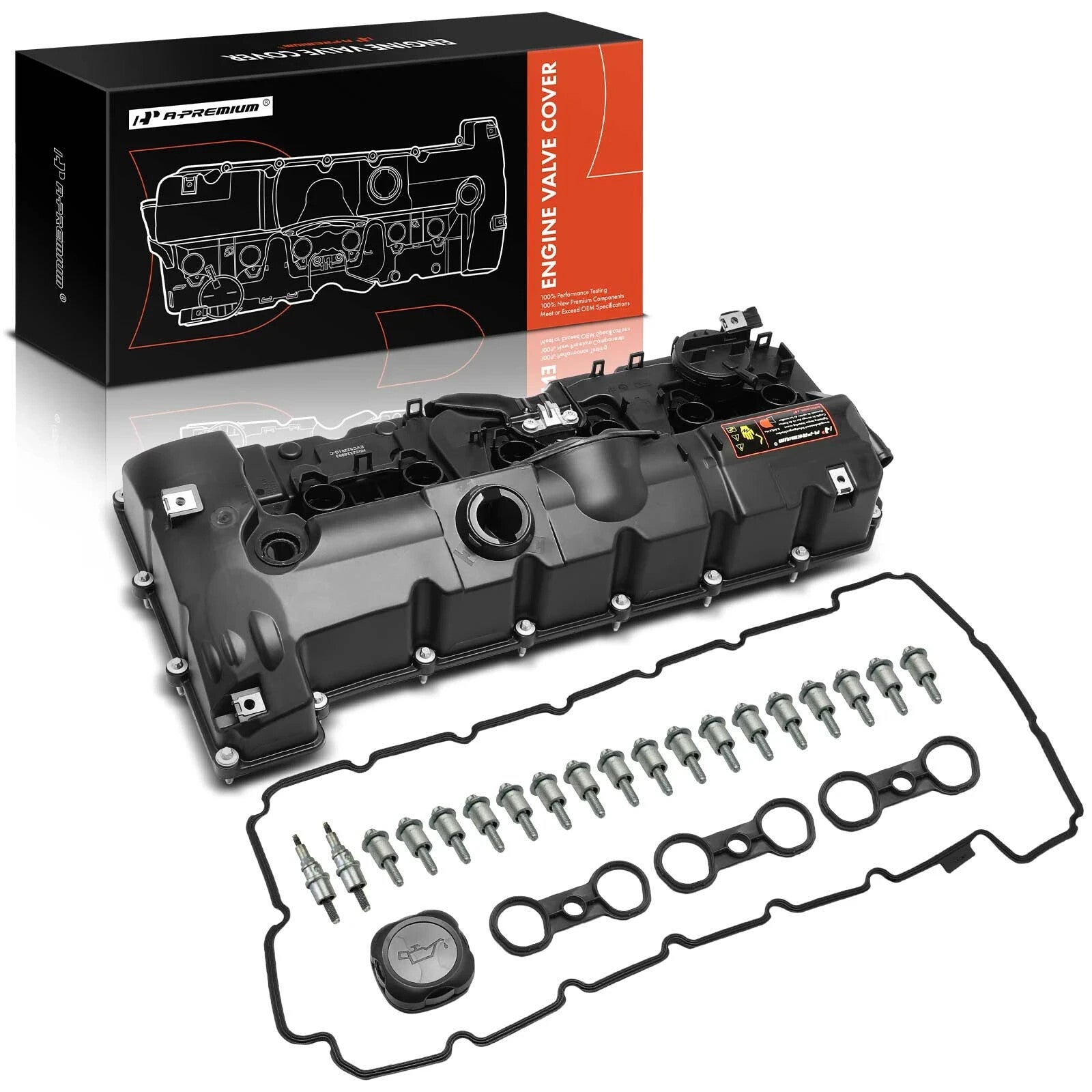 Engine Valve Cover with Gasket for BMW 128i 328i 528i X3 X5 Z4