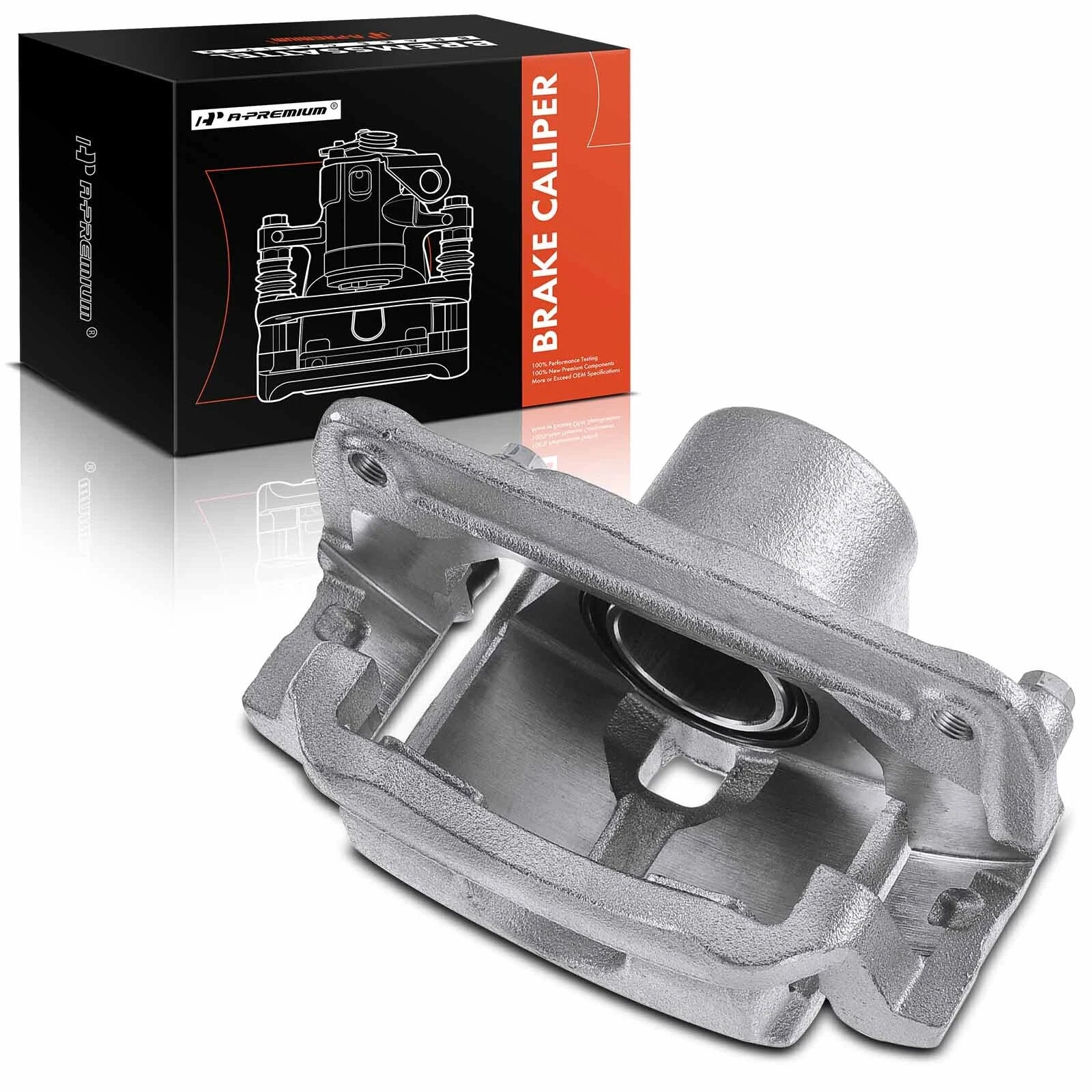1-PC Brake Caliper Front Right Passenger Side 1-Piston A-Premium APBC0318