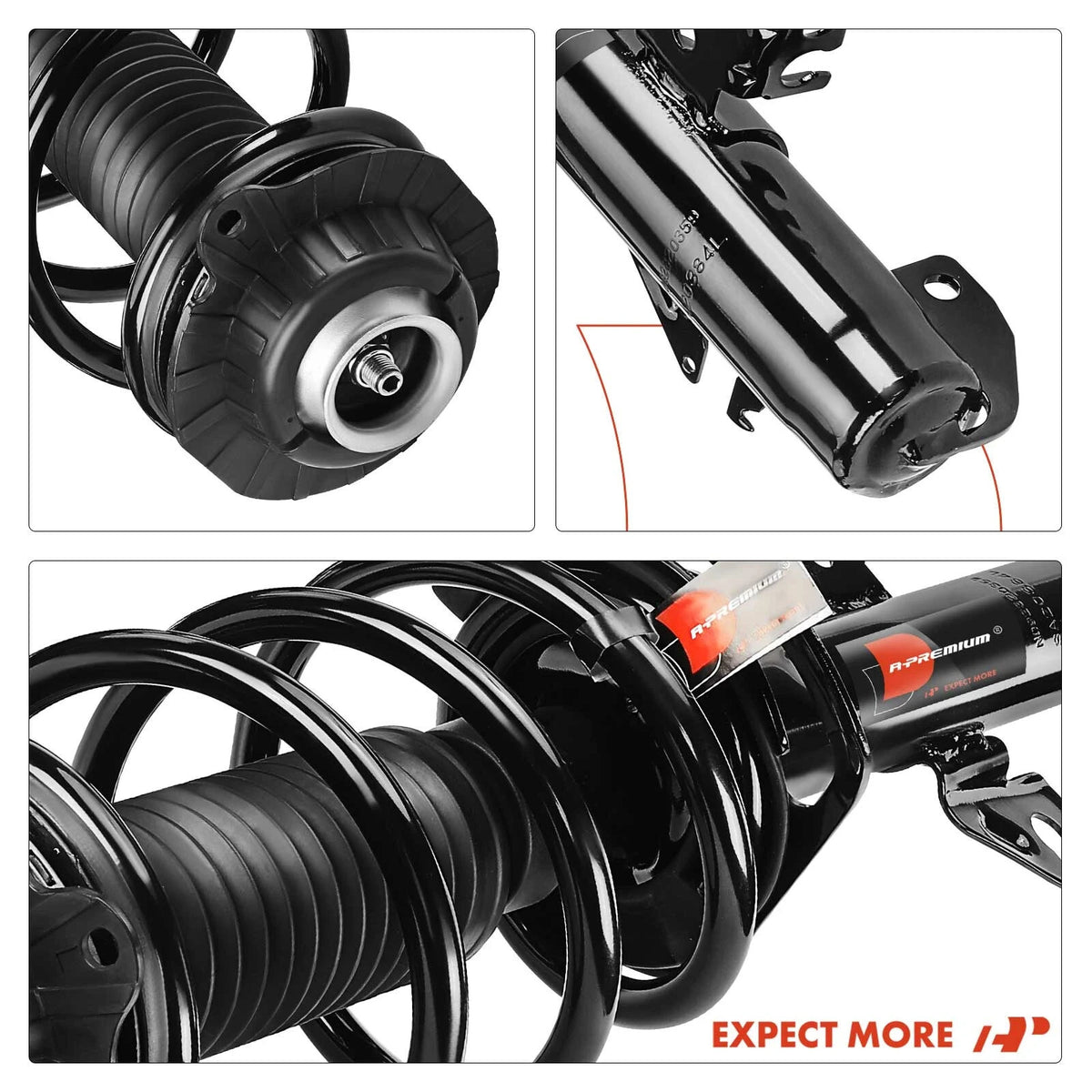 2-Pc Strut and Coil Spring Assembly Set Front Driver & Passenger APSA1894