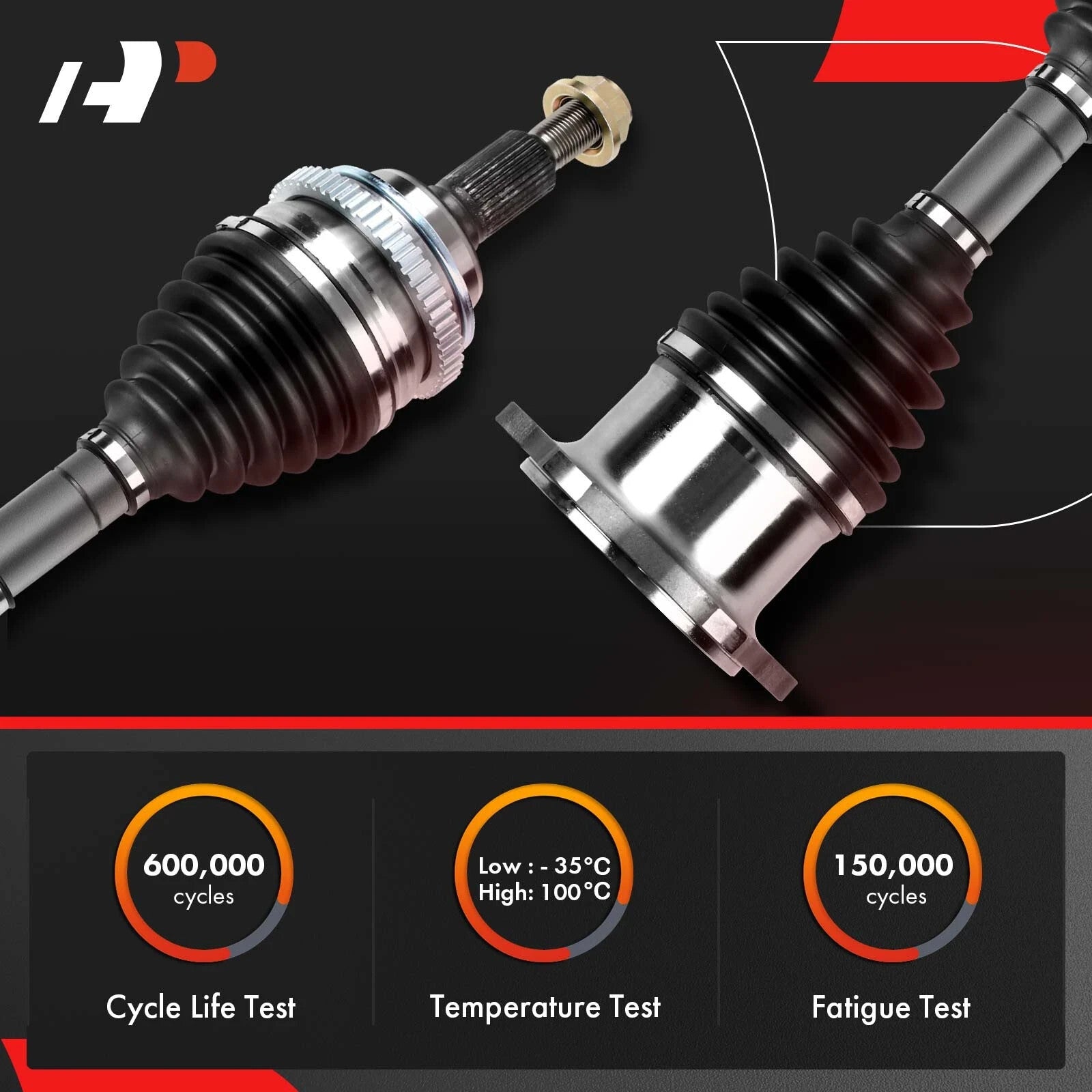 1-Pc CV Axle Shaft Assembly Front Driver or Passenger A-Premium APCVA007