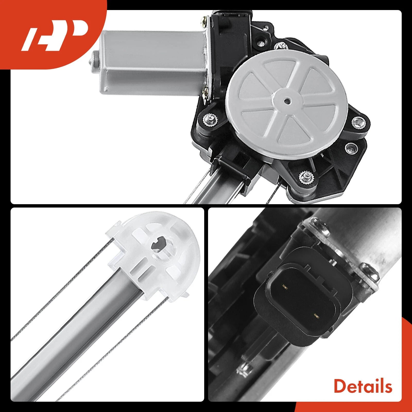 Rear Passenger Power Window Motor & Regulator Assembly for Honda Civic 2012-2015