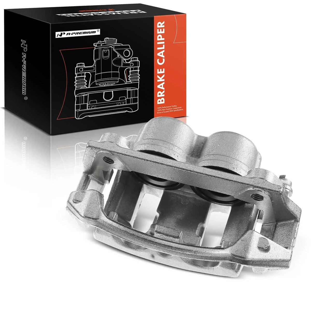 1-Pc Brake Caliper Front Left Driver Side 2-Piston A-Premium APBC0534