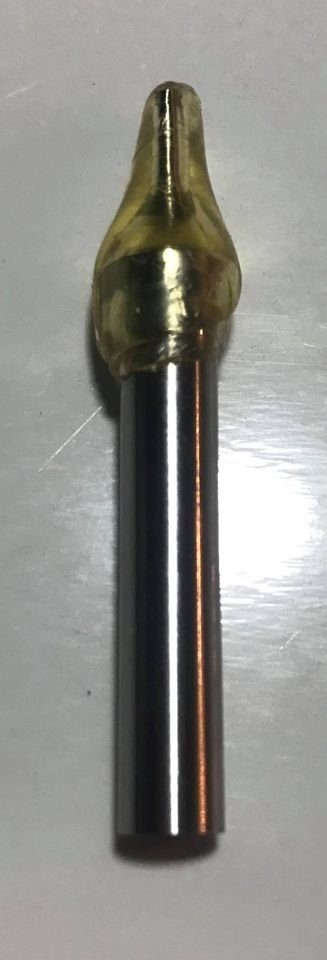 HS 1/16 cutting end 1/4 shank Routing bit