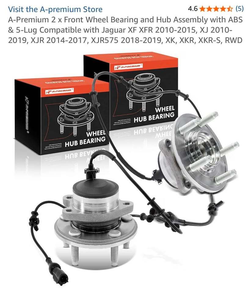 Jaguar wheel bearing XF XFR 2010-2015, XJ 2010-2019, XJR 2014-2017