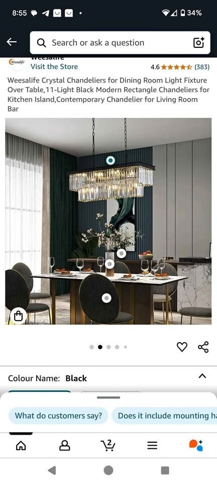 Rectangular Crystal Chandelier 11 Light Modern Ceiling Pendant Dining Room Lamp