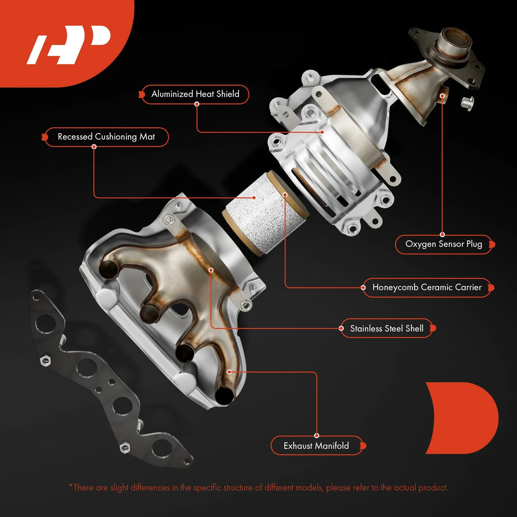 2016 Scion tC 1-PC Catalytic Converter Front Side Fit Federal Emissions
