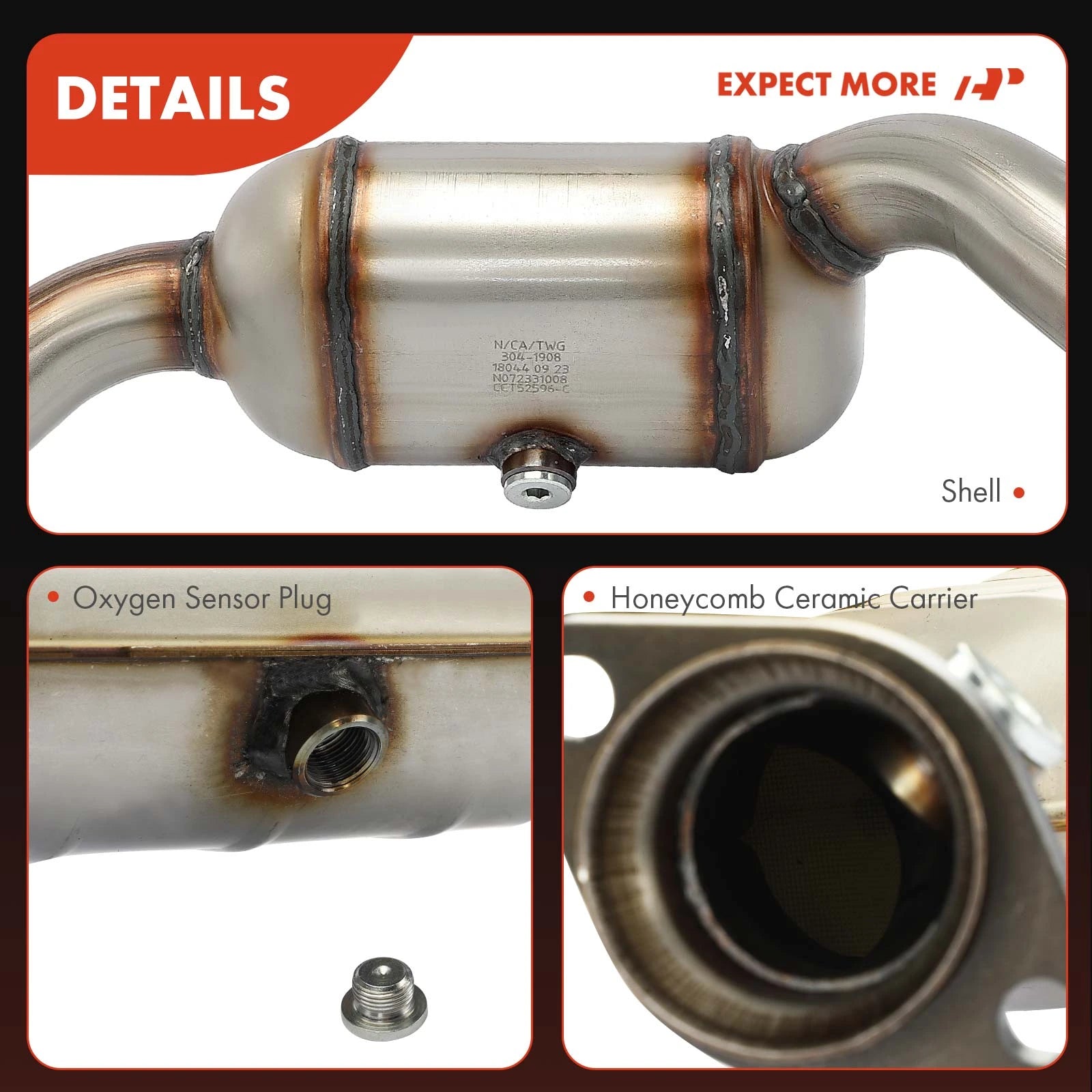 A-Premium APCCT137 Catalytic Converter for Ford Mazda