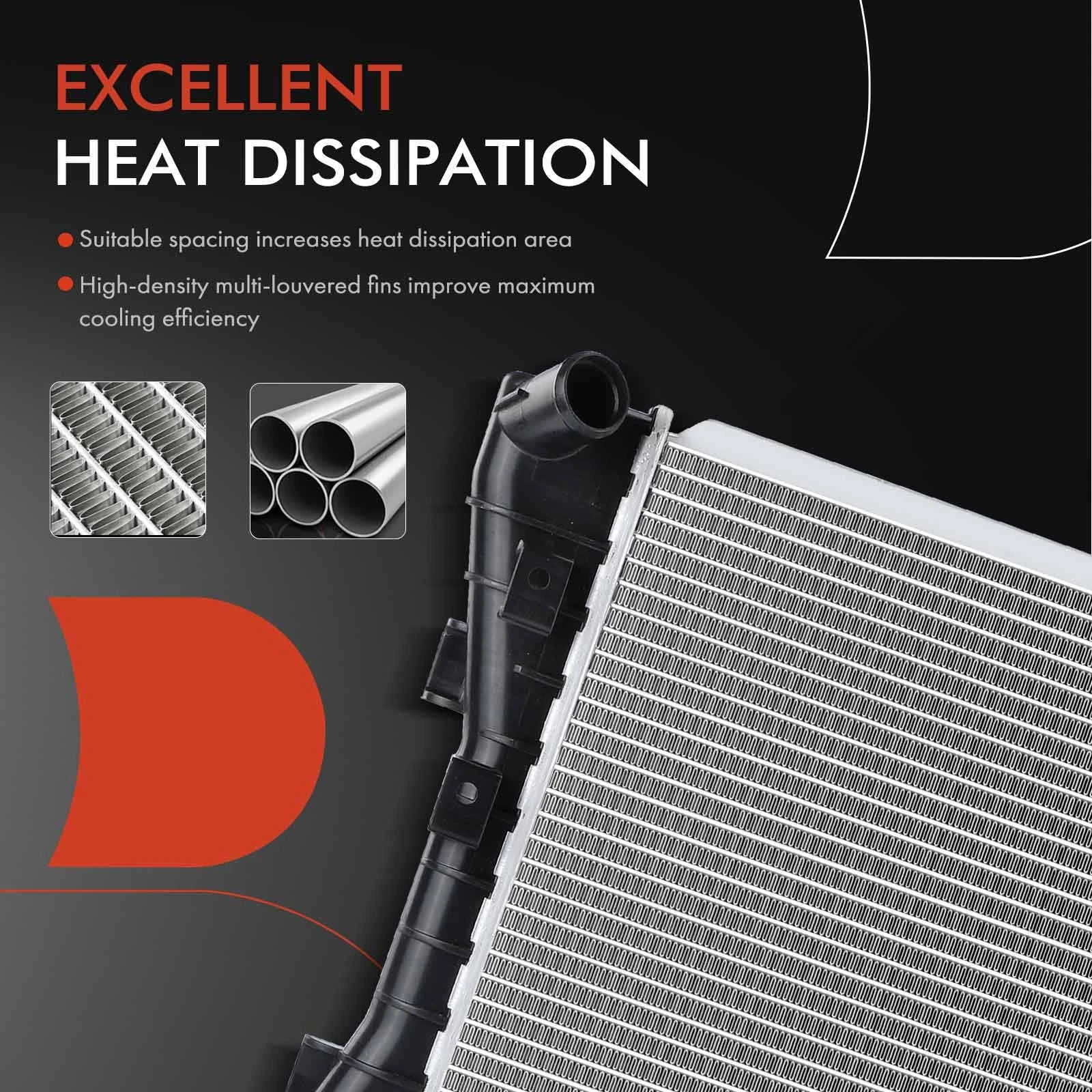 A-Premium APRAD2474 Radiator for Pontiac Grand Prix Chevrolet Impala