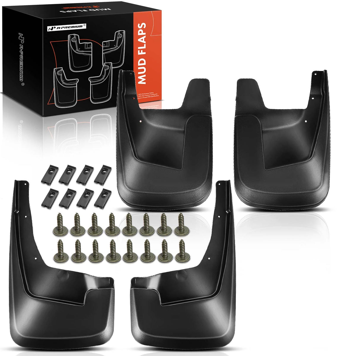 A-Premium Mud Flaps Splash Guards for 2019-2024 Ram 1500 4-Piece Set