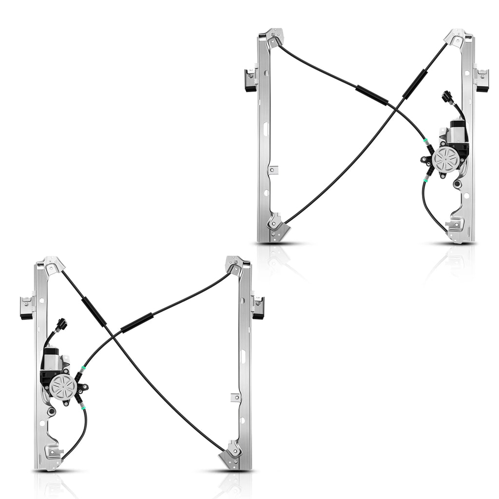 A-Premium WR0171 Front Window Regulator with Motor for Chevrolet GMC 2-Piece Set
