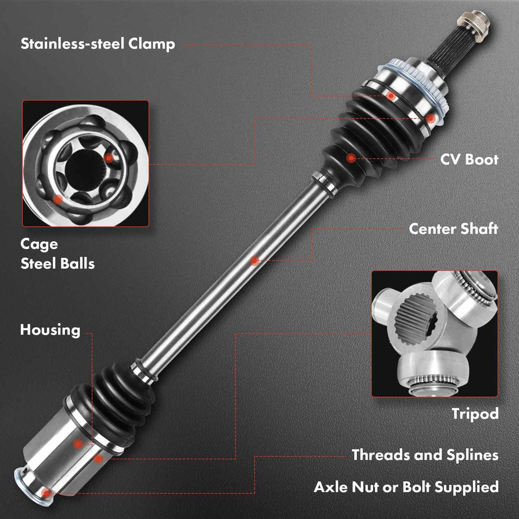 1-Pc CV Axle Shaft Assembly Front Driver or Passenger A-Premium APCVA508