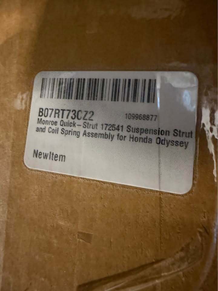 Quick-Strut 172541 Suspension Strut and Coil Spring Assembly Honda odyssey