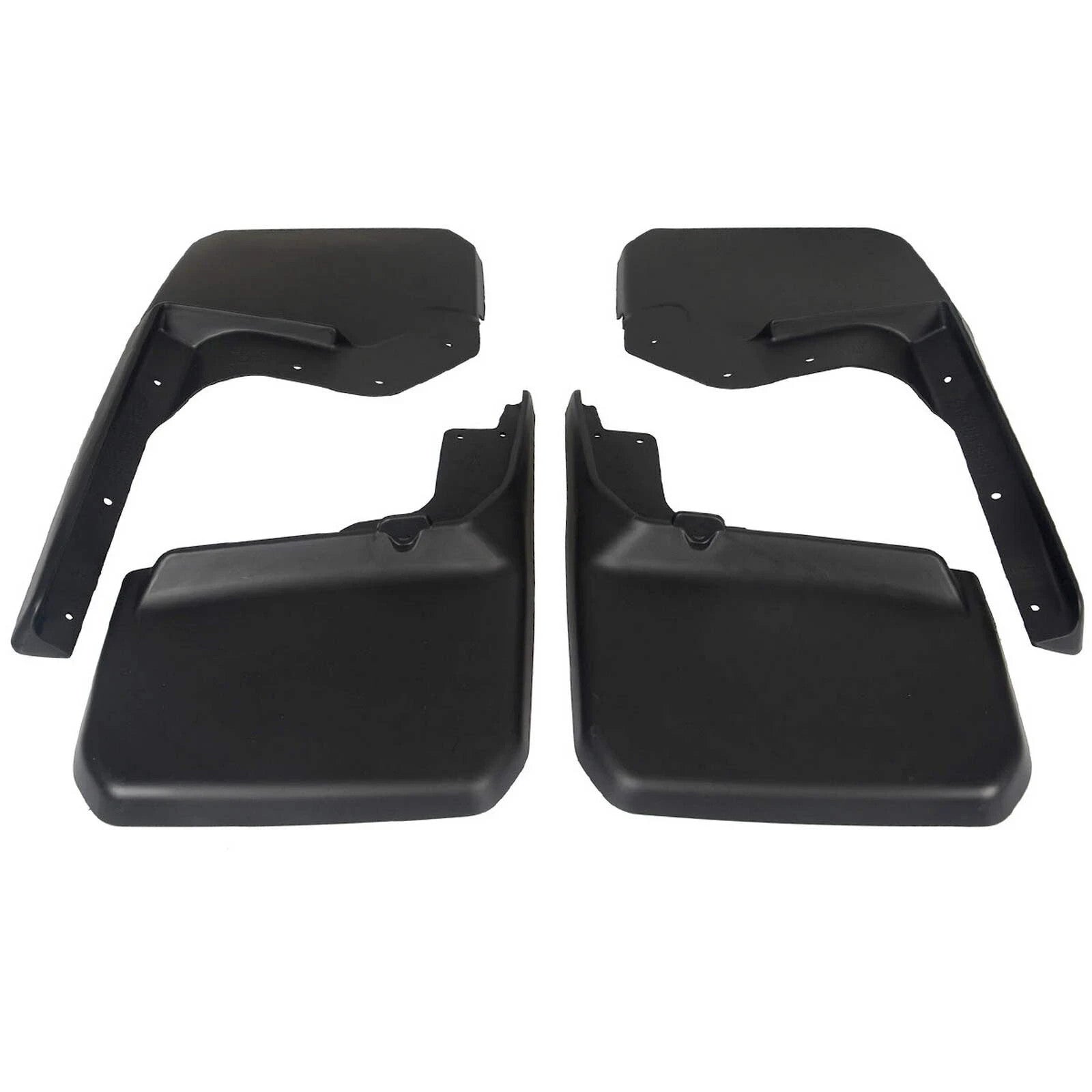 4 Pcs Front & Rear Mud Flaps Splash Guards for Jeep Wrangler JK 2007-2018