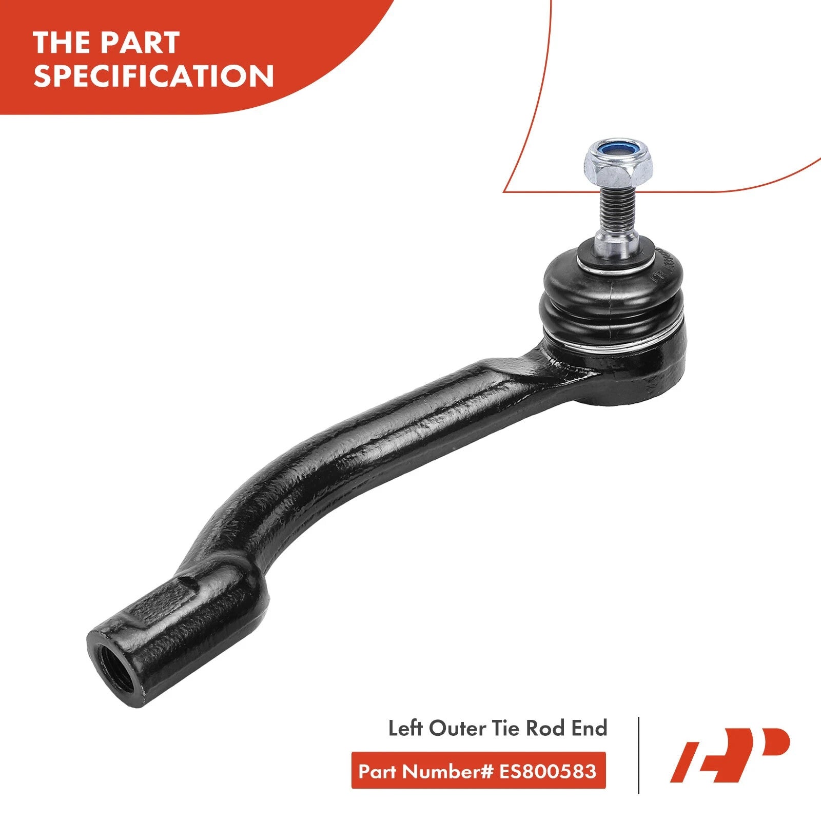 A Set of 6 Control Arm and Tie Rod End Kit Front Side A-Premium APCA3896