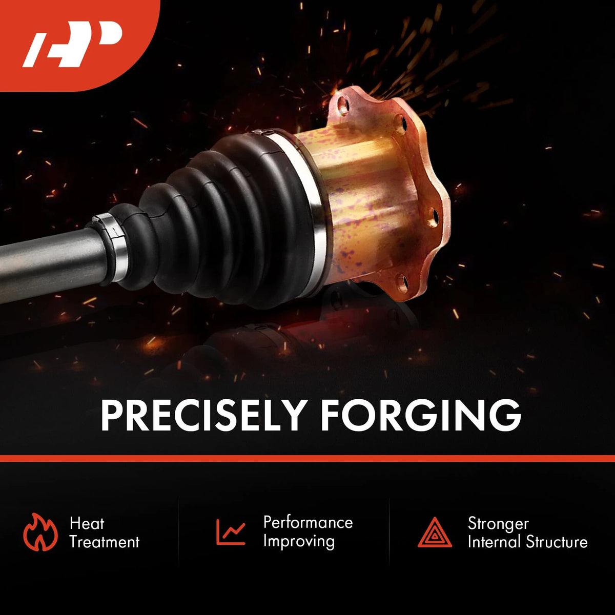 1-Pc CV Axle Shaft Assembly Front Driver or Passenger A-Premium APCVA007
