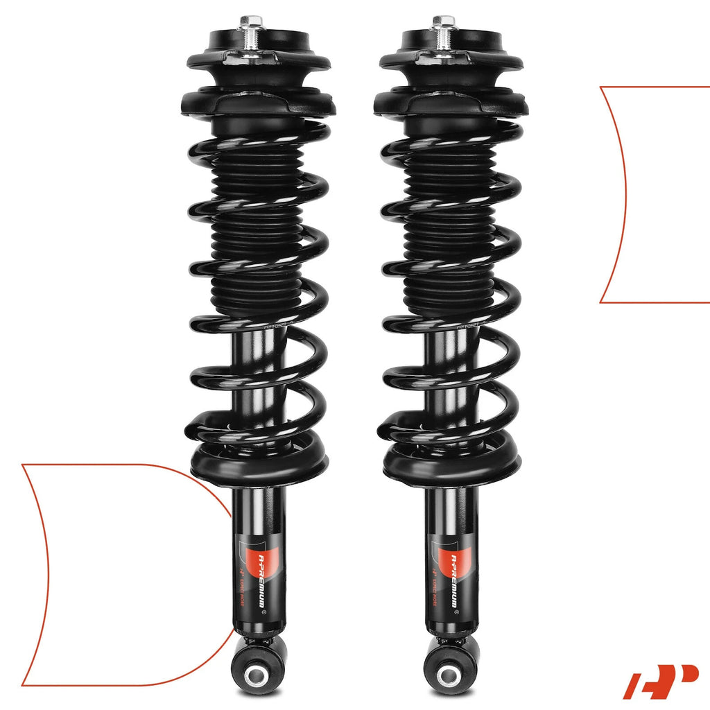 2-Pc Complete Strut + Coil Spring Rear Driver & Passenger A-Premium APSA0530