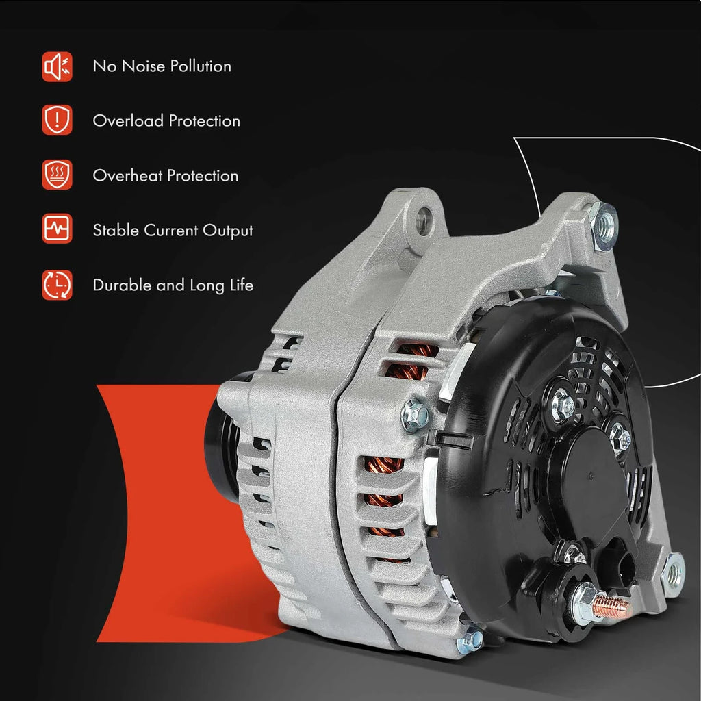 Alternator 220A 12V Clockwise 6-Groove Pulley A-Premium APALT1167
