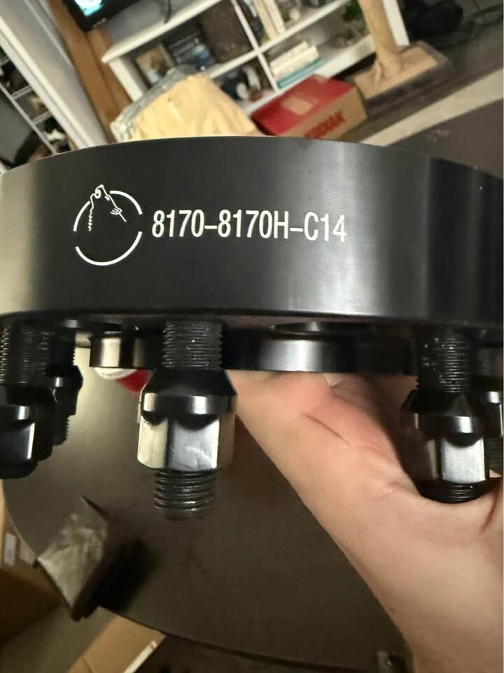 Wheel Accessories Parts 4 Pcs Hub Centric Wheel Spacers 8 on 170mm 8x170mm 1.50"