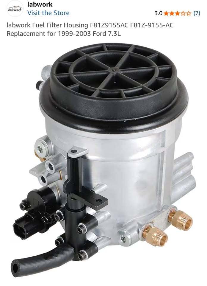 labwork Fuel Filter Housing F81Z9155AC F81Z-9155- 1999-2003 Ford 7.3L