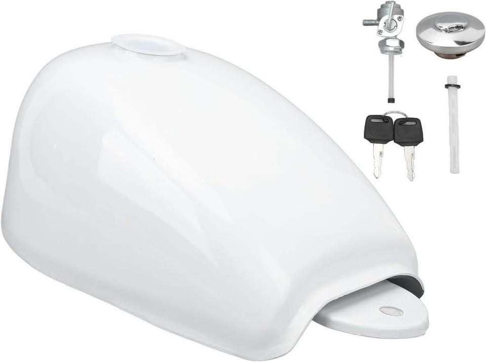 MOTORCYCLE FUEL TANK WITH SWITCH VALVE KEYS