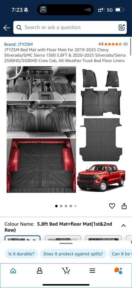 2019-2025 Chevy Silverado/GMC Sierra 1500 5.8FT & 2020-2025