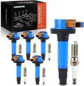A-Premium Ignition Coils and Spark Plugs Kit