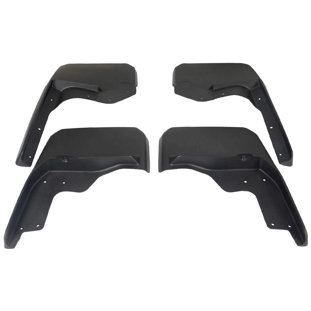 4 Pcs Front & Rear Mud Flaps Splash Guards for Jeep Wrangler JK 2007-2018