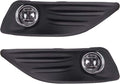 Fog Lights For 2014-2018 Ford Fiesta Fog Lights Assemblies & 2019 Ford Fiesta S & SE Models With Wir