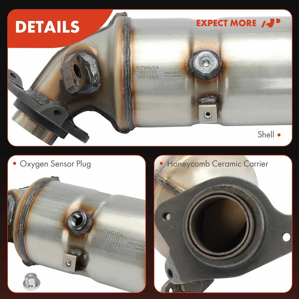 1-PC Catalytic Converter Front Side Fit Federal Emissions A-Premium APCCT190
