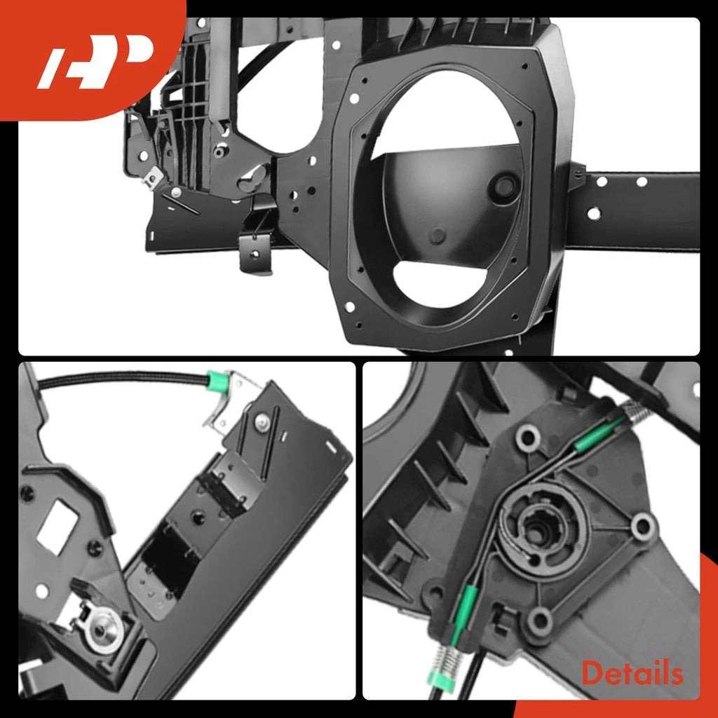 Front Passenger Power Window Regulator without Motor for Ford Expedition Lincoln