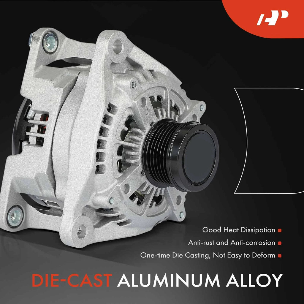 Alternator 220A 12V Clockwise 6-Groove Pulley A-Premium APALT1167