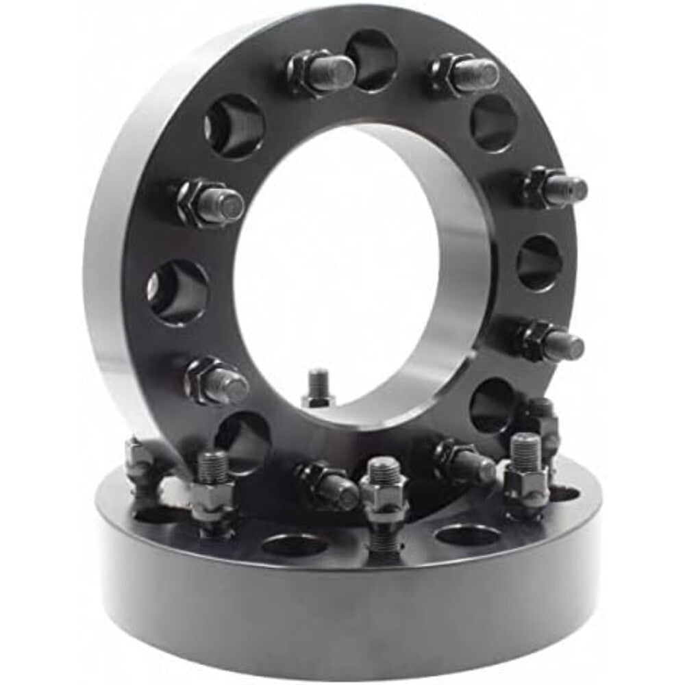 2 Pcs Steel Wheel Spacers 8x200mm 2 Inch Thick M14x1.5 Fits Ram 3500 Ford F350