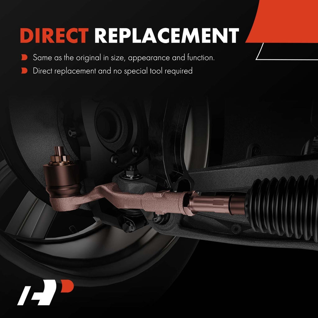 2 Pcs Outer Tie Rod End for Volkswagen Beetle 2012-2019 Golf Jetta Audi A3 Q3 S3